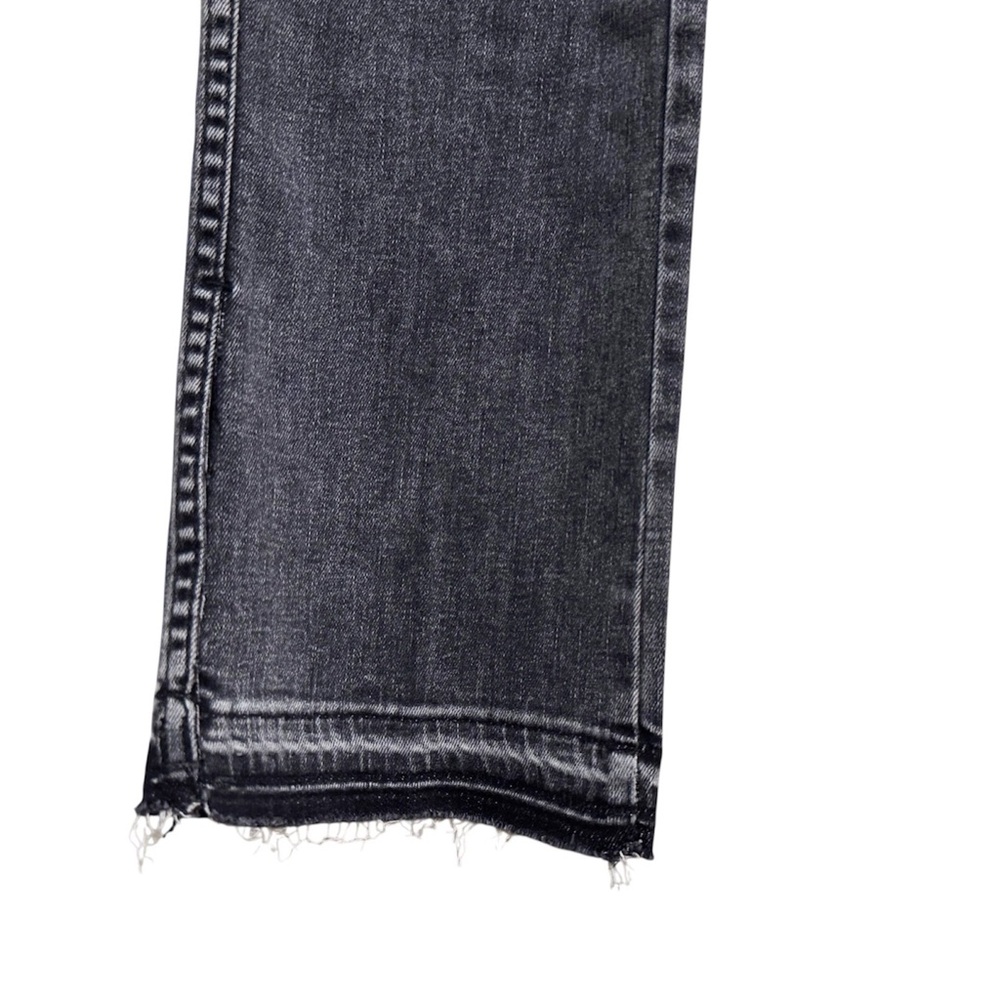 NWT Mother High Waisted Rascal Slice Undone Straight Leg Jeans Friday The 13th - Picture 5 of 11
